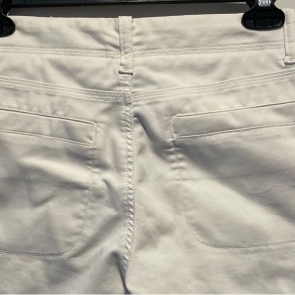 Lole White Button-Front Shorts Size 4 - Picture 4 of 4